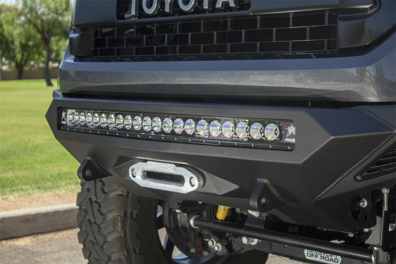 Addictive Desert Designs 2014+ Toyota Tundra Stealth Fighter Front Bumper w/Winch Mount & Sensors-Bumpers - Steel-San Diego Overlanding-Addictive Desert Designs