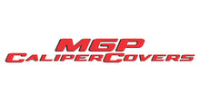 Load image into Gallery viewer, MGP Front set 2 Caliper Covers Engraved Front GMC Red finish silver ch