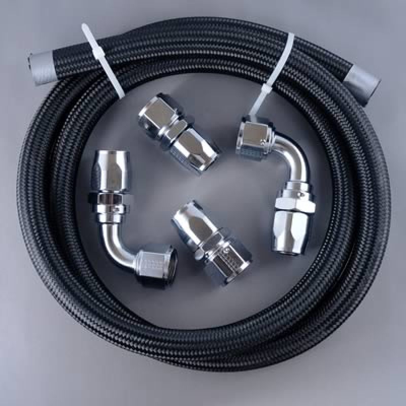 Fragola Vacuum Pump Plumbing Kit (-12AN) Black