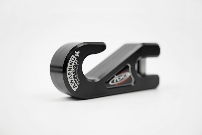 Addictive Desert Designs 1-5/16in Winch Fairlead Plate w/ Recessed Round End Hook - Black-Winch Accessories-San Diego Overlanding-Addictive Desert Designs