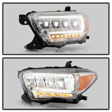 Load image into Gallery viewer, Spyder 16-20 Toyota Tacoma LED Model Only High-Power LED Headlights - Chrome PRO-YD-TT16LEDAP-C