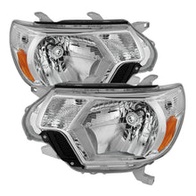 Load image into Gallery viewer, xTune Toyota Tacoma 2012-2015 OEM Style Headlights Chrome HD-JH-TTA12-AM-C