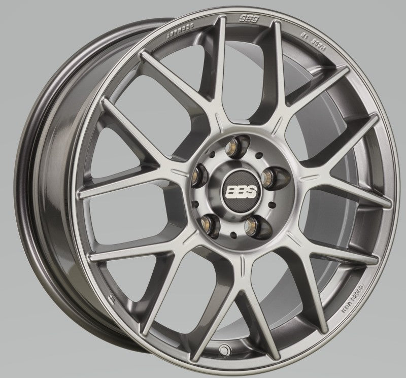 BBS XR 19x8.5 5x114.3 ET40 Platinum Gloss Wheel -82mm PFS/Clip Required