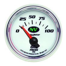 Load image into Gallery viewer, AutoMeter Gauge Oil Pressure 2-1/16in. 100PSI Electric NV