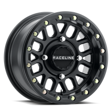 Load image into Gallery viewer, Raceline A92B Podium 14x7in / 4x110 BP / 10mm Offset / 83.8mm Bore - Satin Black Beadlock Wheel