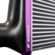 Load image into Gallery viewer, Mishimoto Universal Carbon Fiber Intercooler - Gloss Tanks - 525mm Silver Core - C-Flow - BL V-Band