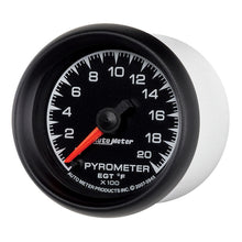 Load image into Gallery viewer, Autometer ES 52mm Full Sweep Electronic 0-2000 Degree F EGT/Pyrometer Gauge