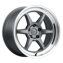 Load image into Gallery viewer, Kansei K14G Roku 18x9.5in / 5x112 BP / 38mm Offset / 66.56mm Bore - Grey &amp; Machined Lip Wheel