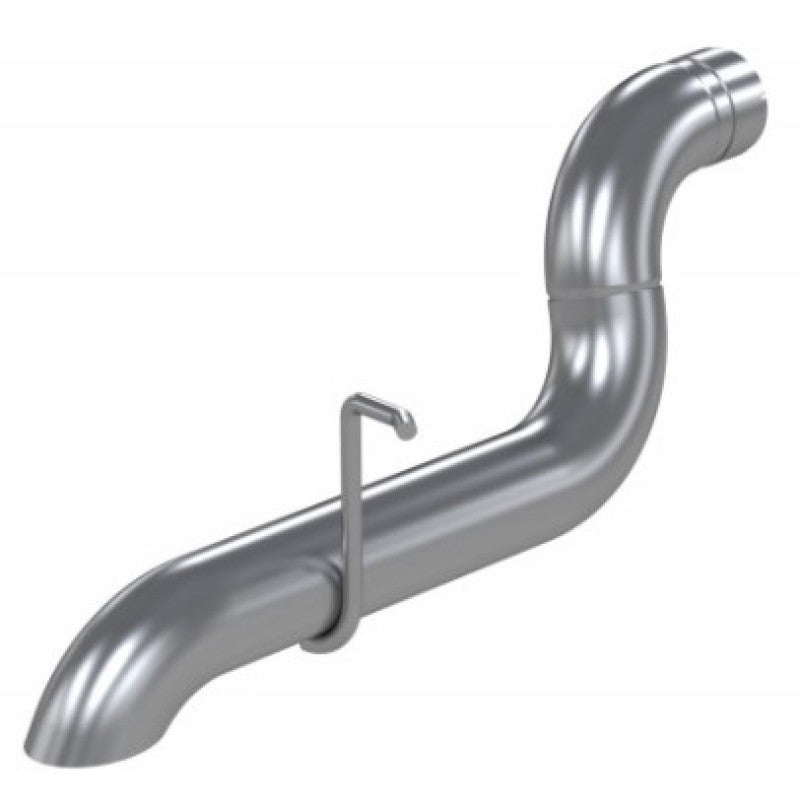Another view of MBRP 2020 JEEP Wrangler JL EcoDiesel exhaust pipe, showcasing its robust design.