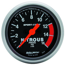 Load image into Gallery viewer, AutoMeter Gauge Nitrous Pressure 2-1/16in. 1600PSI Digital Stepper Motor Sport-Comp