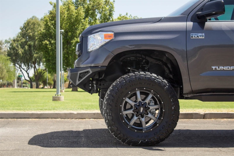 Addictive Desert Designs 2014+ Toyota Tundra Stealth Fighter Front Bumper w/Winch Mount & Sensors-Bumpers - Steel-San Diego Overlanding-Addictive Desert Designs
