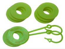 Load image into Gallery viewer, Daystar Fluorescent Green Locking D Ring Isolator Pair w/Washer Kit