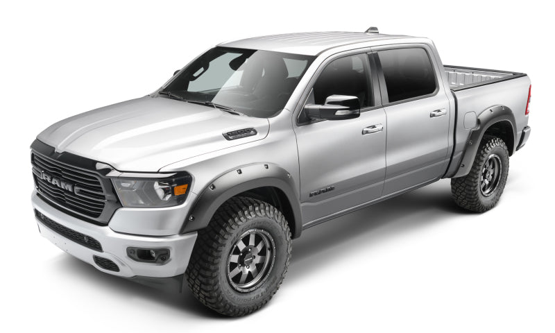 Bushwacker 19-22 Ram 1500 (Excl. Rebel/TRX) 76.3 & 67.4in Bed Forge Style Flares 4pc - Tex. Blk