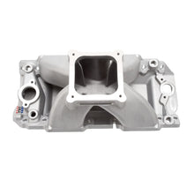 Load image into Gallery viewer, Edelbrock Manifold Chevy BB 9 8 Deck (Short) Super Victor 565 Thick Flange Rect Port Heads