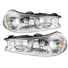 Load image into Gallery viewer, xTune Ford Contour 98-00 Crystal Headlights Chrome HD-JH-FCON98-C