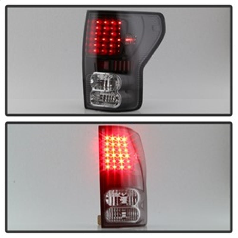 xTune Toyota Tundra 07-13 LED Tail Lights Black ALT-ON-TTU07-LED-BK