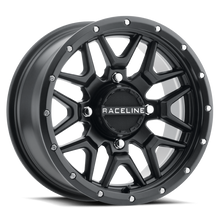 Load image into Gallery viewer, Raceline A94B Krank 14x7in / 4x156 BP / 38mm Offset / 132.5mm Bore - Satin Black Wheel