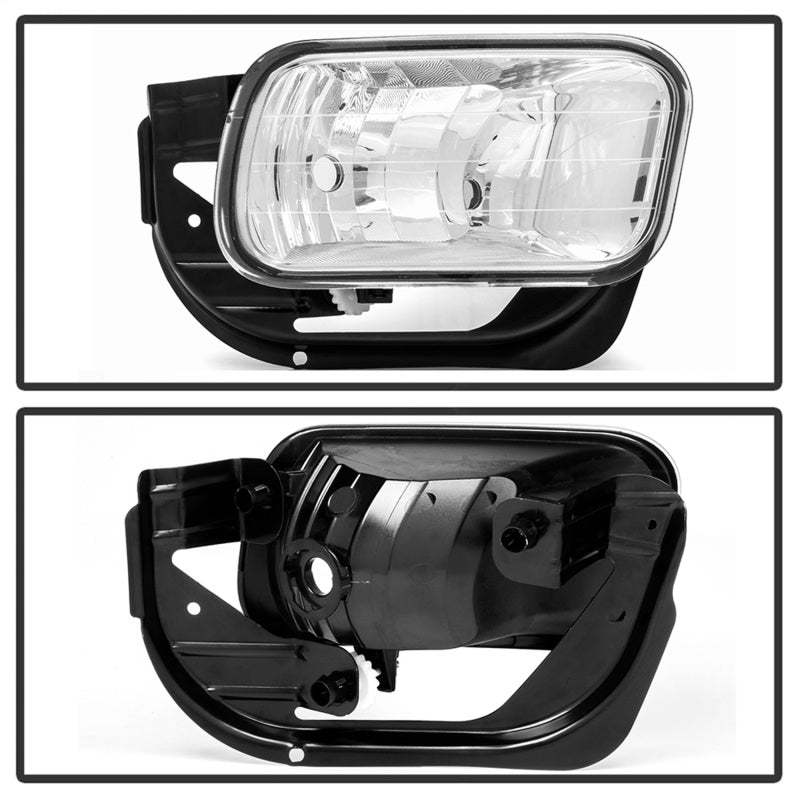 Spyder 09-12 Dodge Ram 1500 OEM Fog Lights w/Metal Bracket & Switch - Clear (FL-DR09-SW-C)