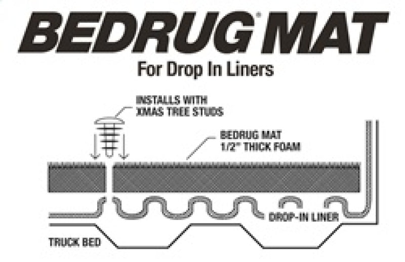 BedRug 2017+ Ford F-250/F-350 SuperDuty 6.5ft Short Bed Drop-In Mat