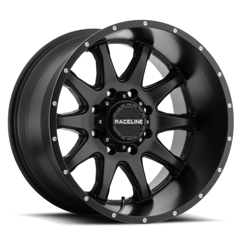 Raceline 930B Shift 16x8in / 5x114.3/5x127 BP / 0mm Offset / 78.1mm Bore - Satin Black Wheel