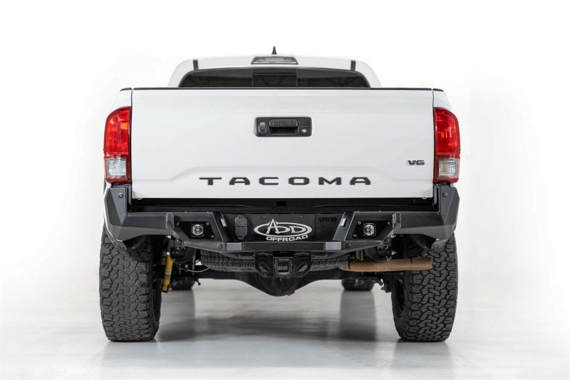 Addictive Desert Designs 16-19 Toyota Tacoma Stealth Fighter Rear Bumper w/ Backup Sensor Cutouts-Bumpers - Steel-San Diego Overlanding-Addictive Desert Designs