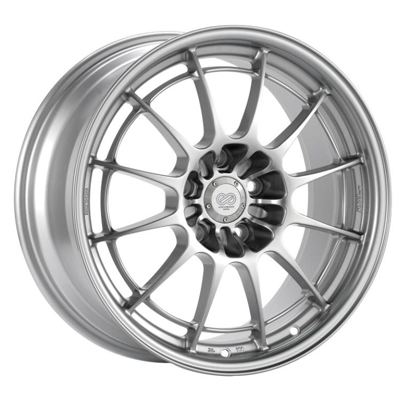 Enkei NT03+M 18x10.5 5x114.3 30mm Offset 72.6mm Bore Silver Wheel