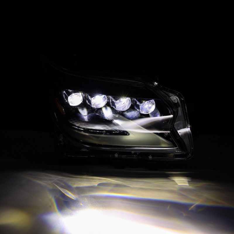 AlphaRex 14-19 Lexus GX460 (Non-AFS) NOVA LED Proj Headlights Alpha Black w/Activ Light/Seq Signal