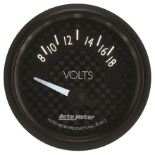 Load image into Gallery viewer, Autometer GT Series 52mm Short Sweep Electronic 8-18 Volts Voltmeter