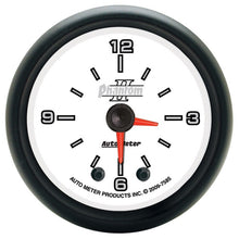 Load image into Gallery viewer, Autometer Phantom II 2-1/16in 12HR Analog Clock Gauge