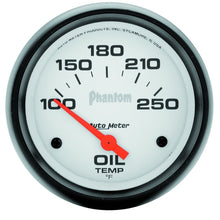 Load image into Gallery viewer, AutoMeter Gauge Oil Temp 2-5/8in. 100-250 Deg. F Electric Phantom