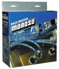 Load image into Gallery viewer, Moroso Chevrolet Big Block Ignition Wire Set - Ultra 40 - Unsleeved - HEI - Under Header - Blue