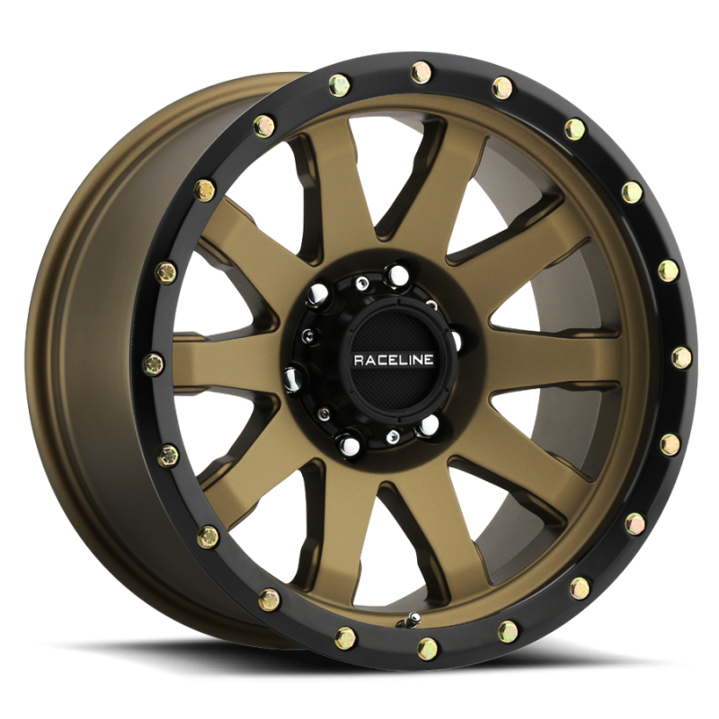 Raceline 934BZ Clutch 20x10in / 8x170 BP / -19mm Offset / 125.2mm Bore - Bronze Wheel