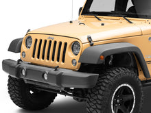 Load image into Gallery viewer, Raxiom 97-18 Jeep Wrangler TJ/JK Axial Series 13-LED Headlights- Black Housing (Clear Lens)