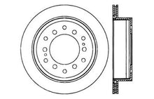 Load image into Gallery viewer, StopTech Power Slot 03-09 Toyota 4 Runner / 03-09 Lexus GX470 Drilled &amp; Slotted Left Rear Rotor