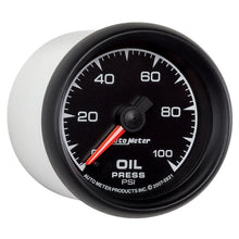 Load image into Gallery viewer, Autometer ES 52mm 0-100 PSI Mechanical Oil Pressure Gauge