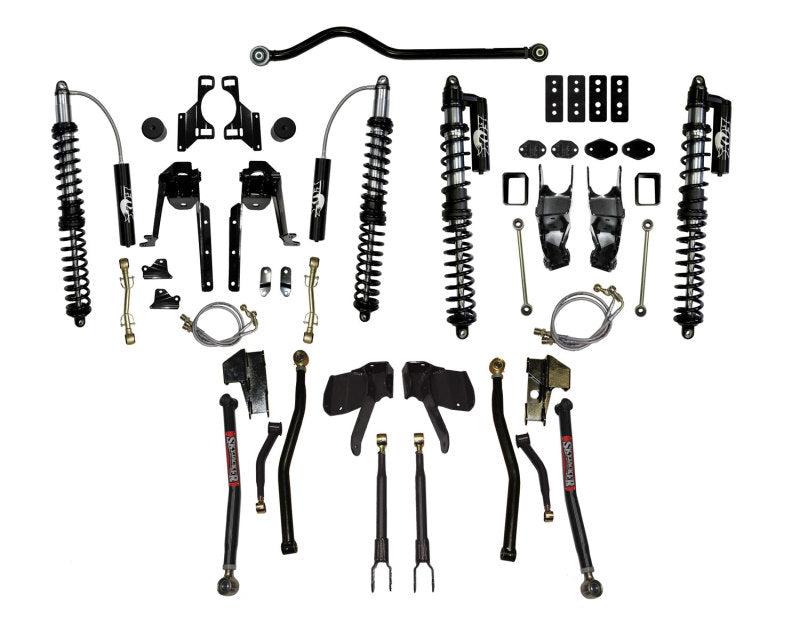 Skyjacker 07-16 Jeep JK 3.5-4.5in Long Arm LeDuc Series Coil-Over Kit (Requires Pitman Arm)