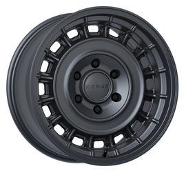Nomad N502DU Arvo 17x8.5in / 6x139.7 BP / 0mm Offset / 106.1mm Bore - Dark Gunmetal Wheel