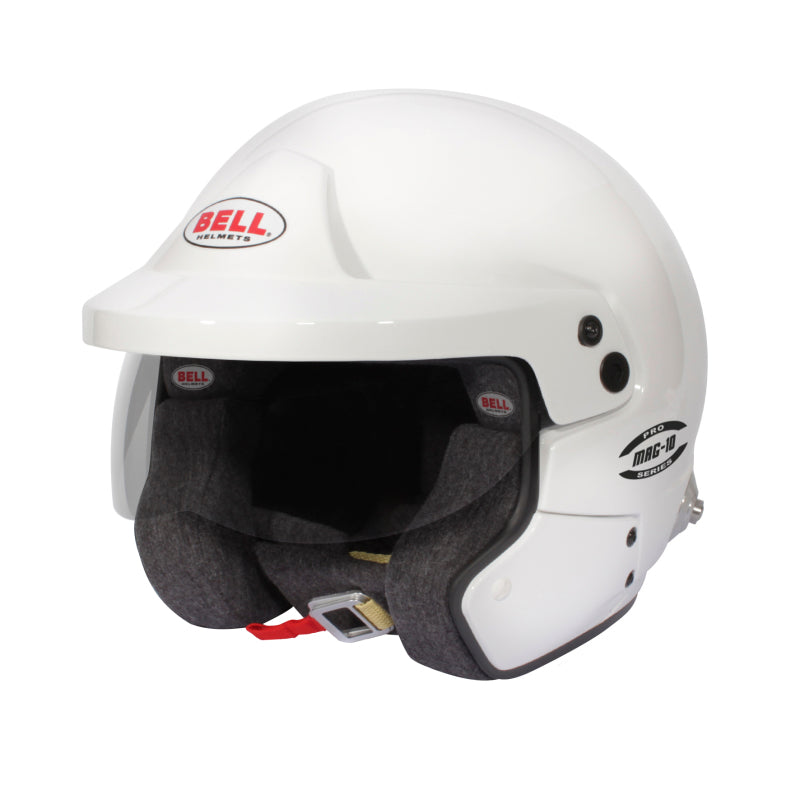 Bell Mag-10 Pro (HANS) 59 (7 3/8) FIA8859/SA2020 - Size 59 (White)