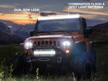 Load image into Gallery viewer, Raxiom 07-18 Jeep Wrangler JK 50-Inch Straight Dual Row LED Light Bar Flood/Spot Combo Beam