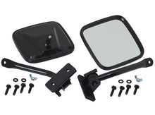 Load image into Gallery viewer, Kentrol 97-18 Jeep Wrangler TJ/JK E-Z Detach Mirrors Pair - Powdercoat Black