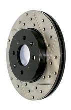 Load image into Gallery viewer, StopTech SportStop 14-17 Land Rover Range Rover Slotted &amp; Drilled Front Left Cryo Rotor