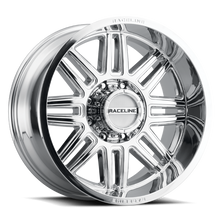 Load image into Gallery viewer, Raceline 948C Split 18x9in / 8x165.1 BP / -12mm Offset / 125.2mm Bore - Chrome Wheel