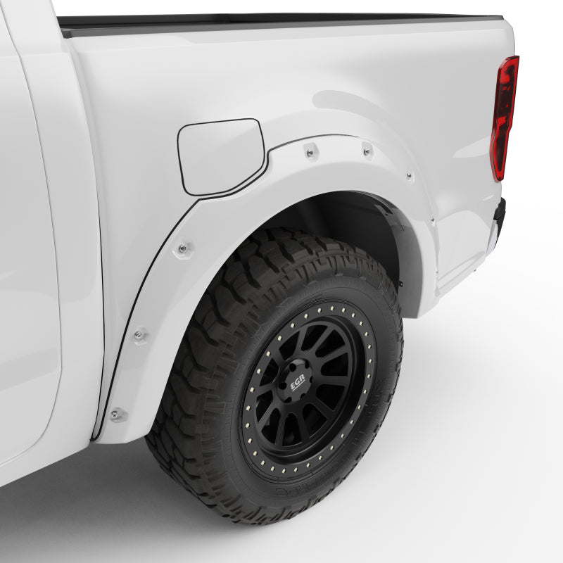 EGR 19-22 Ford Ranger Painted To Code Oxford Traditional Bolt-On Look Fender Flares White Set Of 4