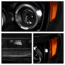 Load image into Gallery viewer, xTune Toyota Tacoma 05-11 Halo Projector Headlights Black PRO-JH-TT05-LED-BK