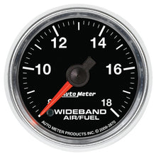 Load image into Gallery viewer, Autometer GS 52mm Analog 8:1-18:1 Air/Fuel Ratio Wideband Gauge