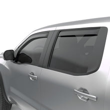 Load image into Gallery viewer, EGR 2022+ Nissan Frontier In Channel Window Visors Front/Rear Set Matte Black Crew Cab