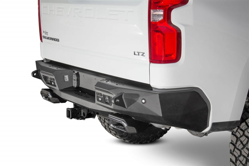 Addictive Desert Designs 19-20 GM 1500 Stealth Fighter Rr Bumper w/ Backup Sensor Cutouts-Bumpers - Steel-San Diego Overlanding-Addictive Desert Designs