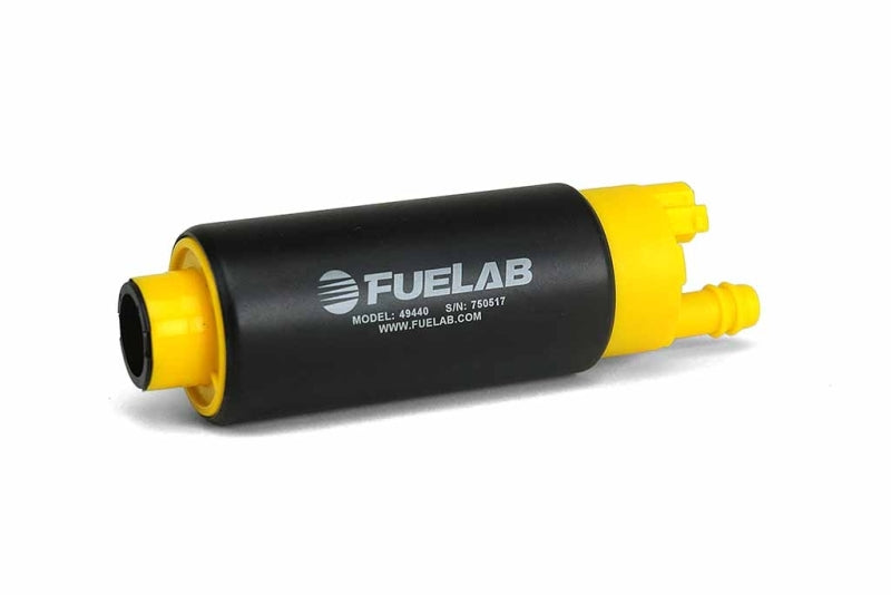 Fuelab 494 High Output In-Tank Electric Fuel Pump - 340 LPH Center Out