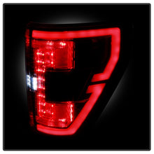 Load image into Gallery viewer, Spyder 21-23 Ford F150 (Factory Halogen) Light Bar LED Tail Lights - Black (ALT-YD-FF15021HAL-BK)