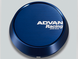 Advan 63mm Middle Centercap - Blue Anodized-Wheel Center Caps-San Diego Overlanding-Advan